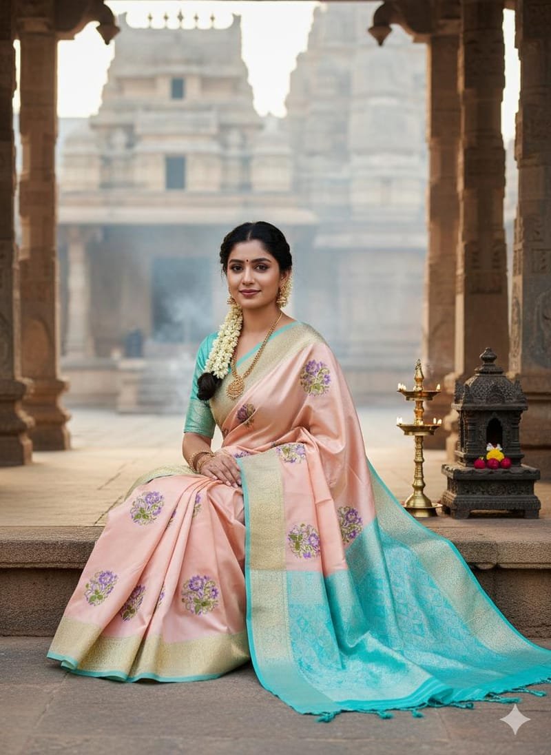 Meena Tissue Silk Saree