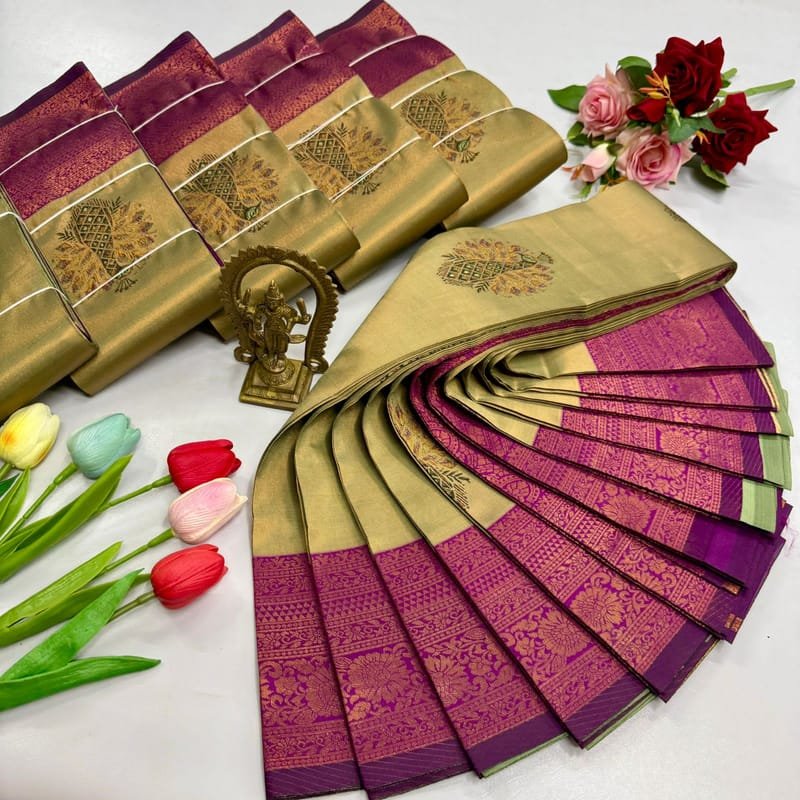 Digital Meena Tissue Saree