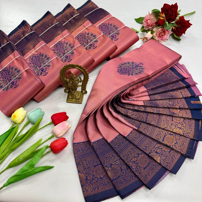 Digital Meena Tissue Saree