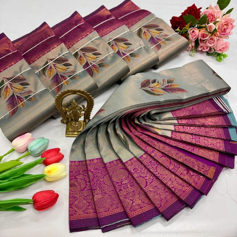 Digital Meena Tissue Saree