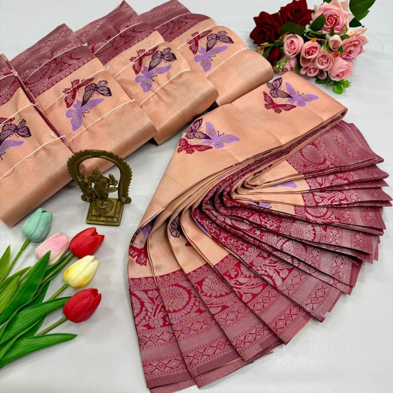 Digital Meena Tissue Saree