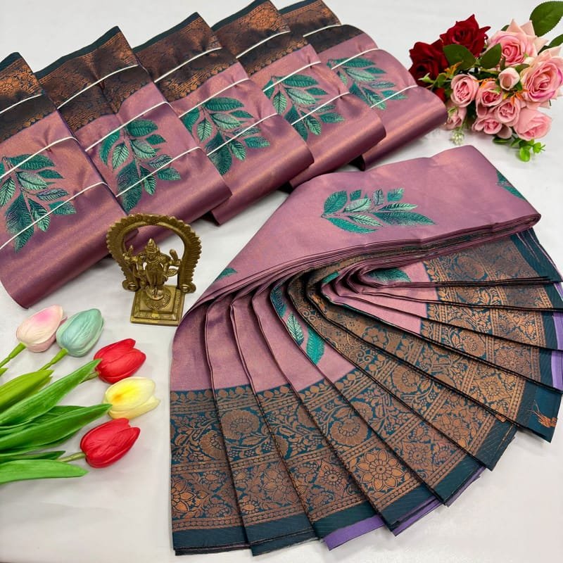 Digital Meena Tissue Saree