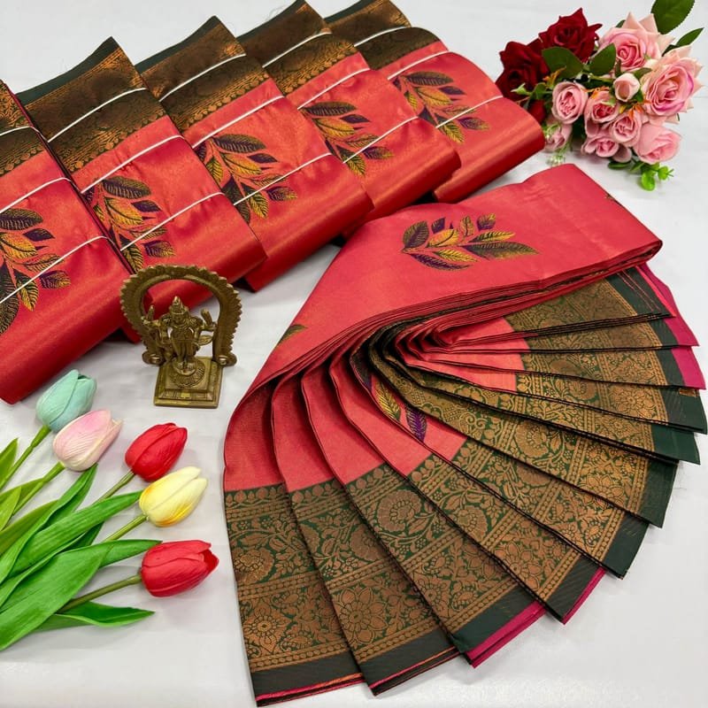 Digital Meena Tissue Saree